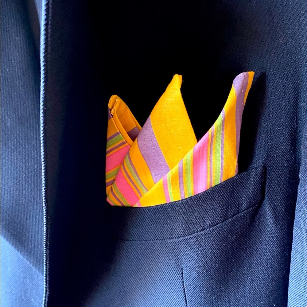 Handmade Pocket Square - Picture 9 of 9